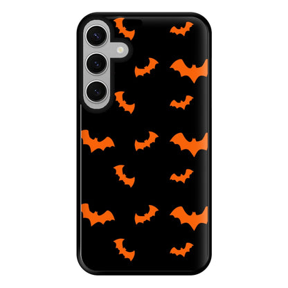 Orange Bat Phone Case for Galaxy S24FE