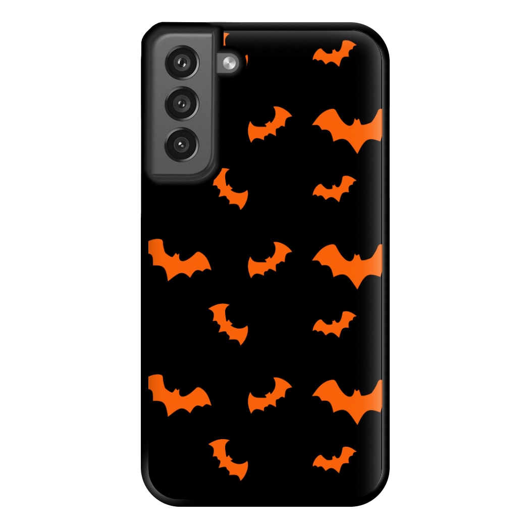 Orange Bat Phone Case for Galaxy S21FE