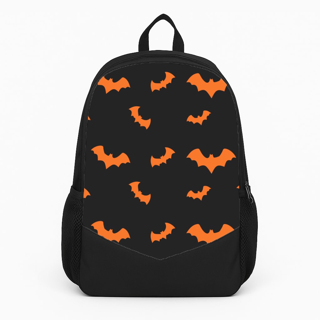 Orange Bat Backpack