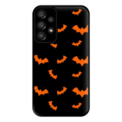 Orange Bat Phone Case for Galaxy A33