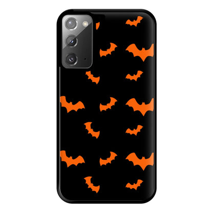 Orange Bat Phone Case for Galaxy Note 20 Ultra