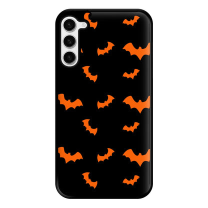 Orange Bat Phone Case for Galaxy S23 Plus