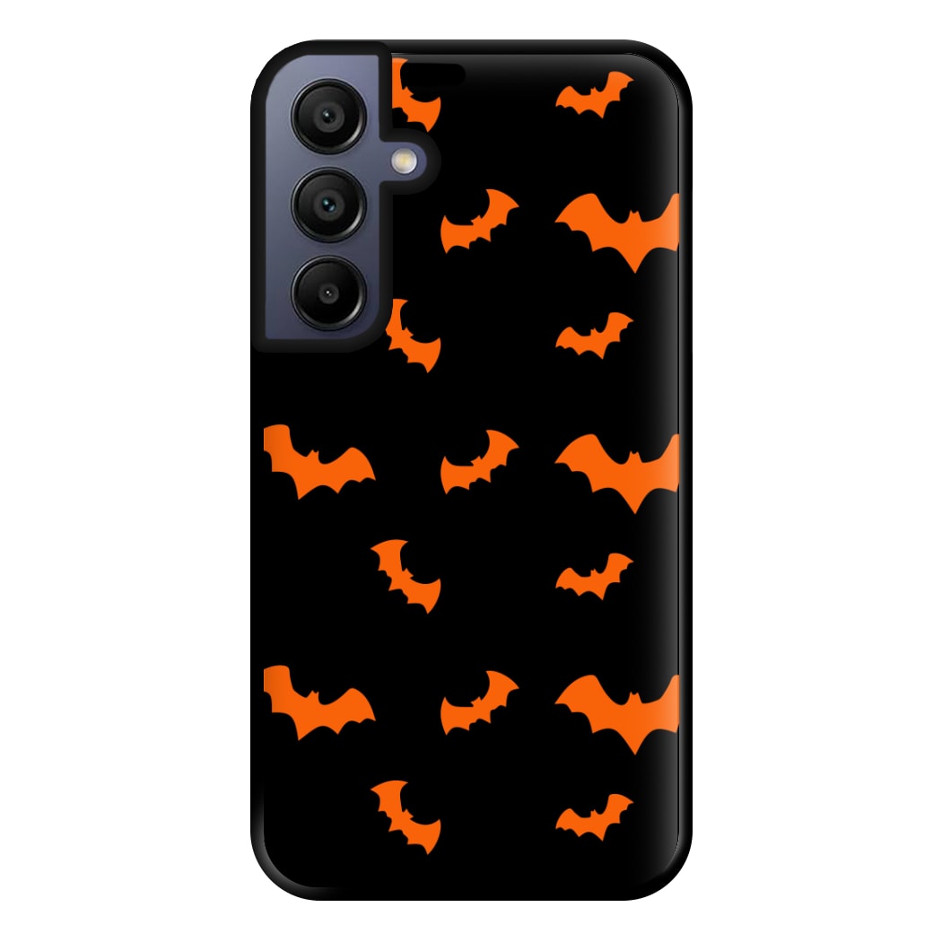 Orange Bat Phone Case for Galaxy A15