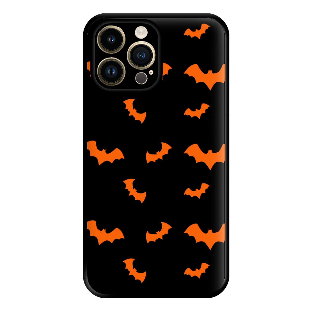 Orange Bat Phone Case for iPhone 14 Pro Max