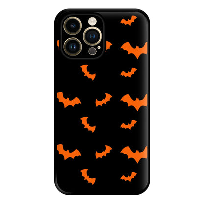 Orange Bat Phone Case for iPhone 14 Pro Max