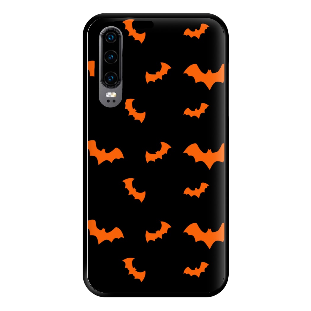 Orange Bat Phone Case for Huawei P30