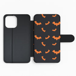 Orange Bat Flip Phone Case