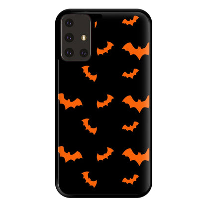 Orange Bat Phone Case for Galaxy A71