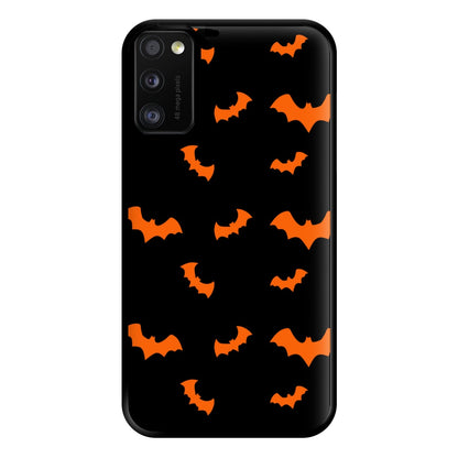 Orange Bat Phone Case for Galaxy A41