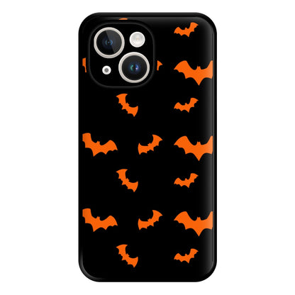 Orange Bat Phone Case for iPhone 14 Plus