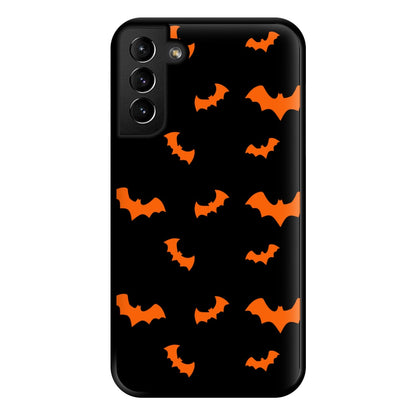 Orange Bat Phone Case for Galaxy S21 Plus