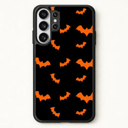 Orange Bat Phone Case for Galaxy S26 Ultra