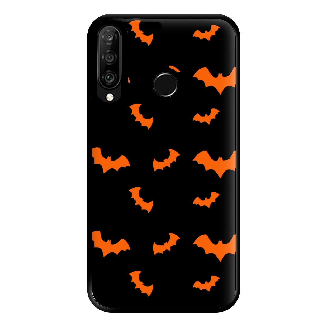 Orange Bat Phone Case for Huawei P30 Lite