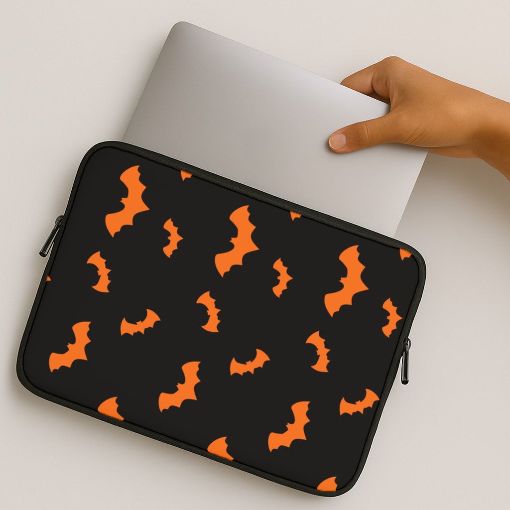 Orange Bat MacBook Case