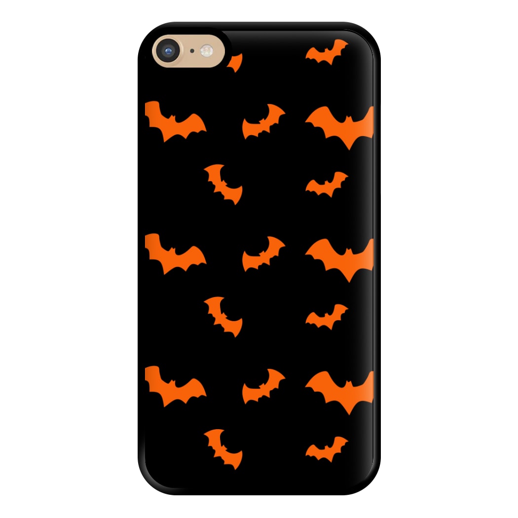 Orange Bat Phone Case for iPhone 6 Plus / 7 Plus / 8 Plus