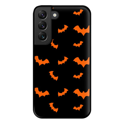 Orange Bat Phone Case for Galaxy S22 Plus