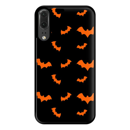 Orange Bat Phone Case for Huawei P20