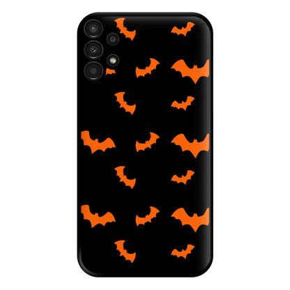 Orange Bat Phone Case for Galaxy A13