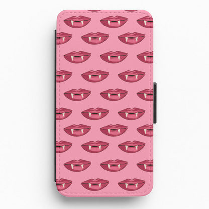 Fangs - Halloween Flip / Wallet Phone Case