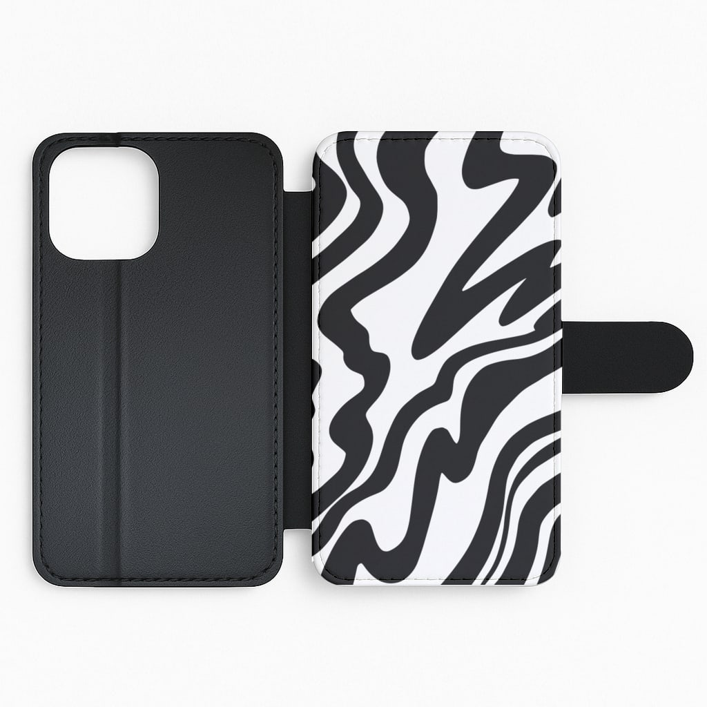 Black And White - Halloween Flip Phone Case