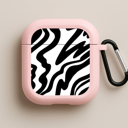Black And White - Halloween Pink AirPods Case