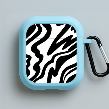 Black And White - Halloween Blue AirPods Case