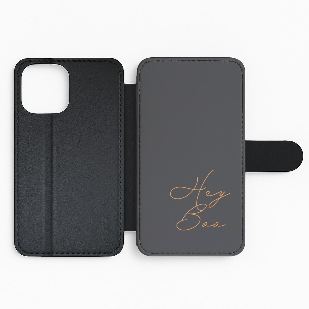 Hey Boo - Halloween Flip Phone Case