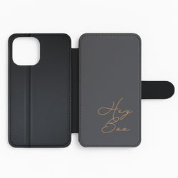 Hey Boo - Halloween Flip Phone Case