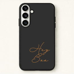 Hey Boo - Halloween Phone Case for Galaxy S26