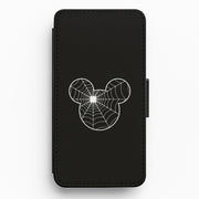 Fairytale Mouse Spider Web - Halloween Flip / Wallet Phone Case 1
