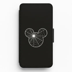 Fairytale Mouse Spider Web - Halloween Flip / Wallet Phone Case