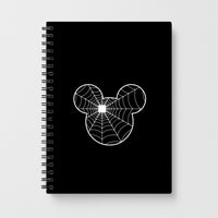 Fairytale Mouse Spider Web - Halloween Notebook