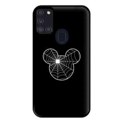 Fairytale Mouse Spider Web - Halloween Phone Case for Galaxy A21s