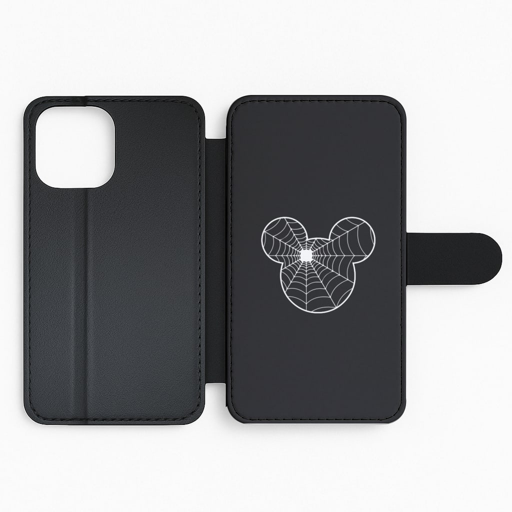 Fairytale Mouse Spider Web - Halloween Flip Phone Case