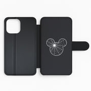 Fairytale Mouse Spider Web - Halloween Flip / Wallet Phone Case 2