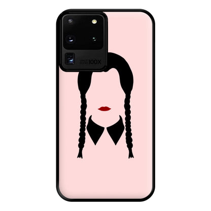 Faceless Wednesday - Halloween Phone Case for Galaxy S20 Ultra