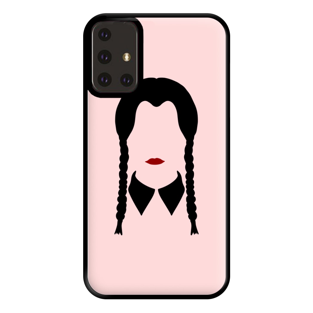 Faceless Wednesday - Halloween Phone Case for Galaxy A71