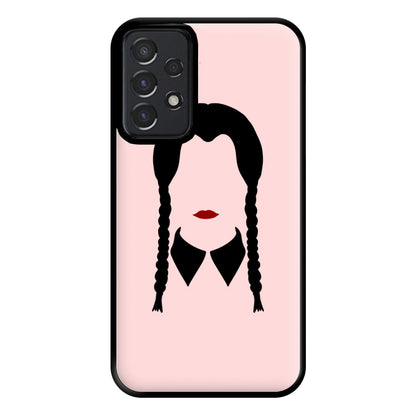 Faceless Wednesday - Halloween Phone Case for Galaxy A52 / A52s