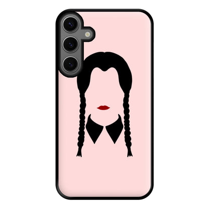 Faceless Wednesday - Halloween Phone Case for Galaxy S23FE