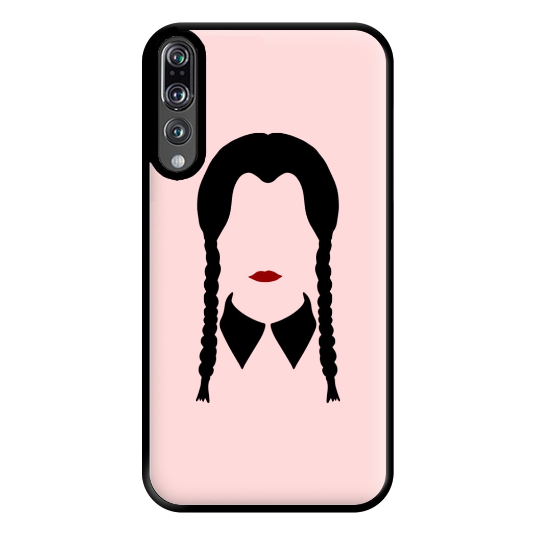 Faceless Wednesday - Halloween Phone Case for Huawei P20 Pro