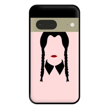 Faceless Wednesday - Halloween Phone Case for Google Pixel 7a