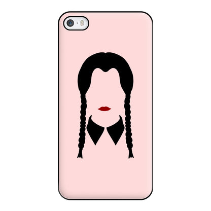 Faceless Wednesday - Halloween Phone Case for iPhone 5 / 5s / SE 2016