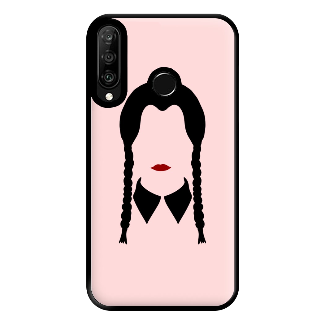 Faceless Wednesday - Halloween Phone Case for Huawei P30 Lite