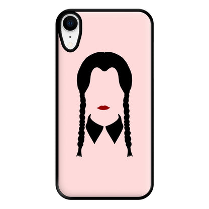 Faceless Wednesday - Halloween Phone Case for iPhone XR