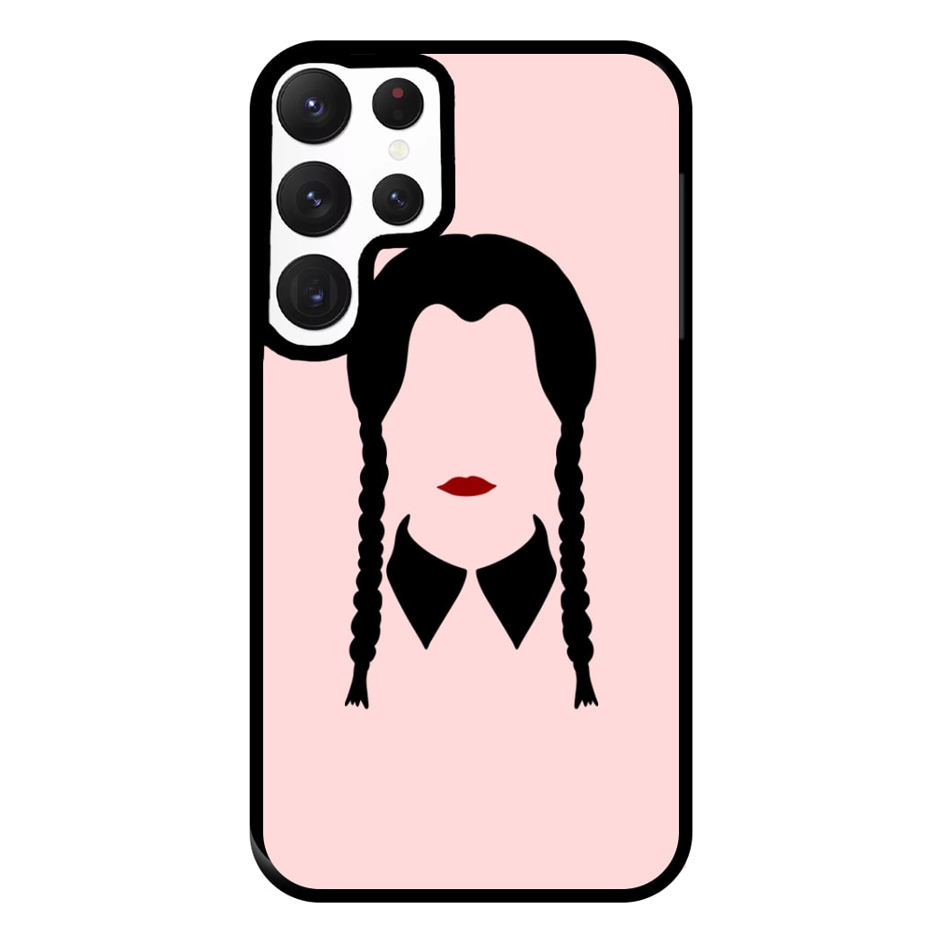 Faceless Wednesday - Halloween Phone Case for Galaxy S22 Ultra