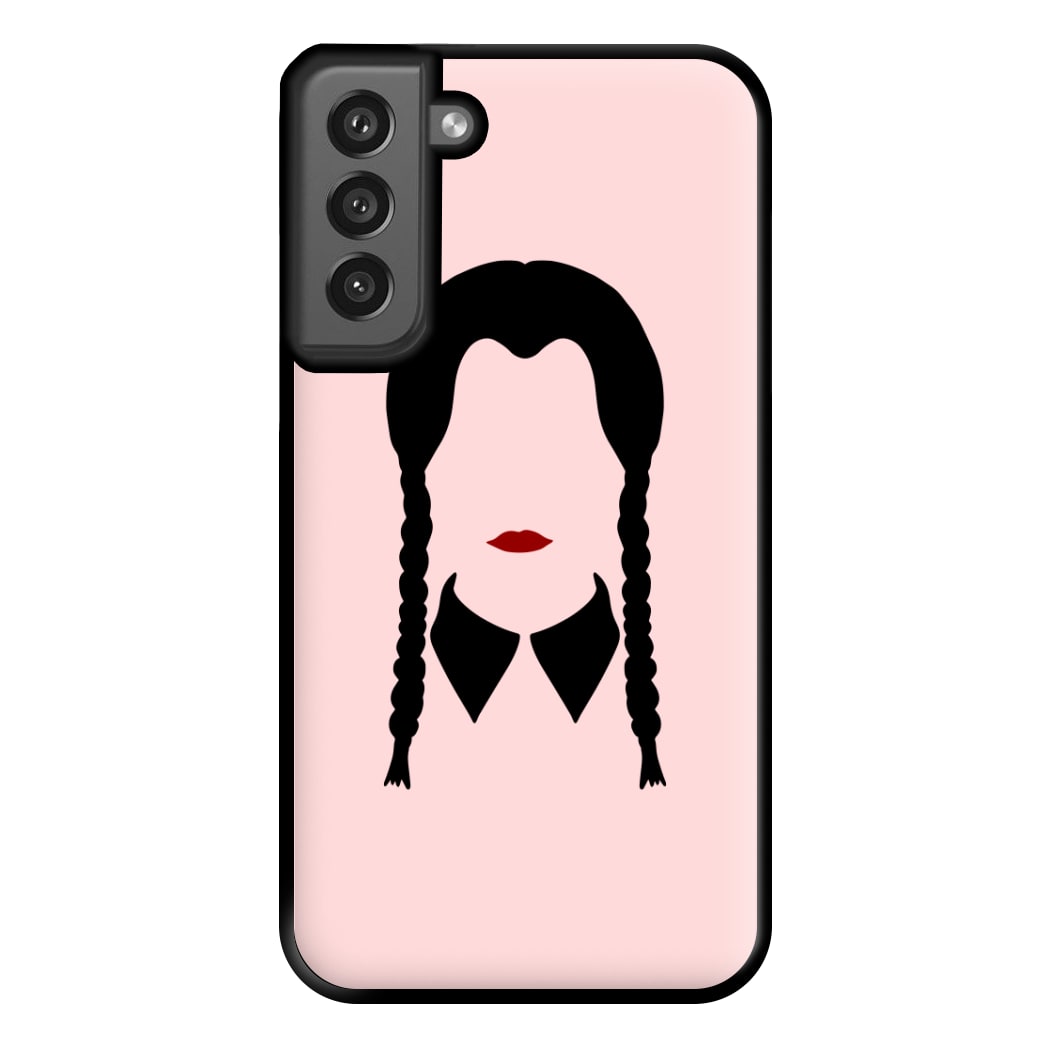 Faceless Wednesday - Halloween Phone Case for Galaxy S21FE