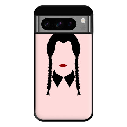 Faceless Wednesday - Halloween Phone Case for Google Pixel 8 Pro