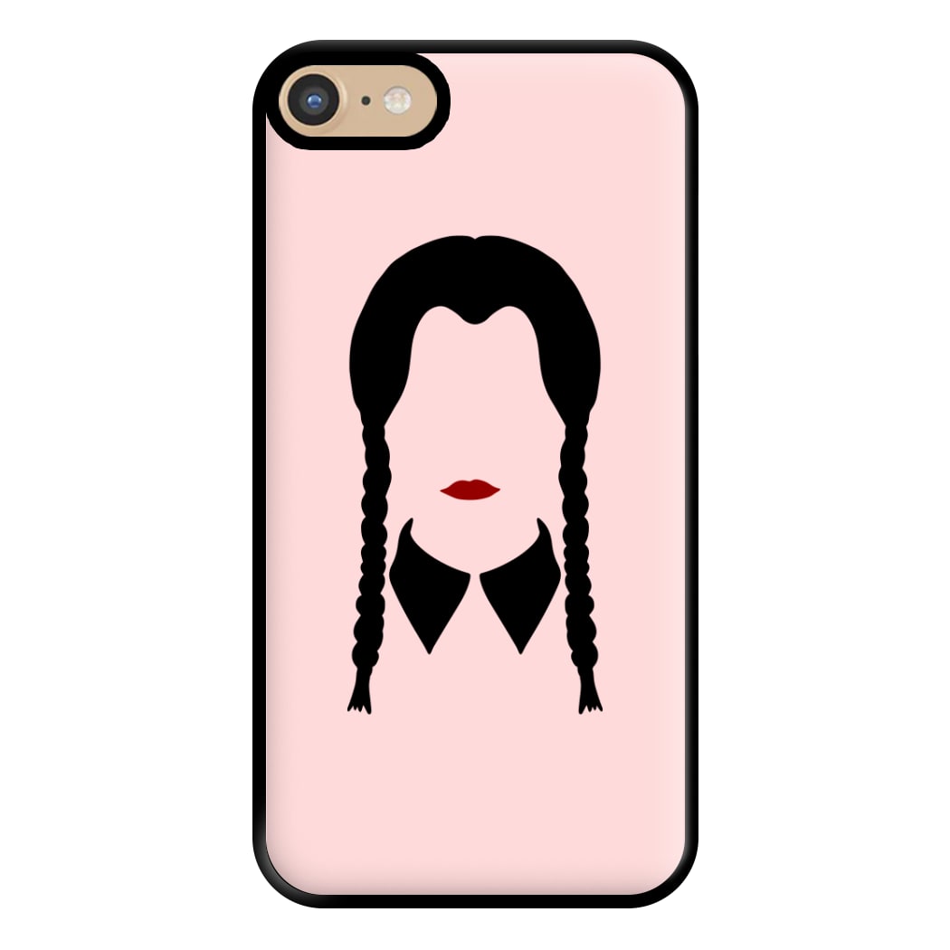 Faceless Wednesday - Halloween Phone Case for iPhone 6 / 7 / 8 / SE