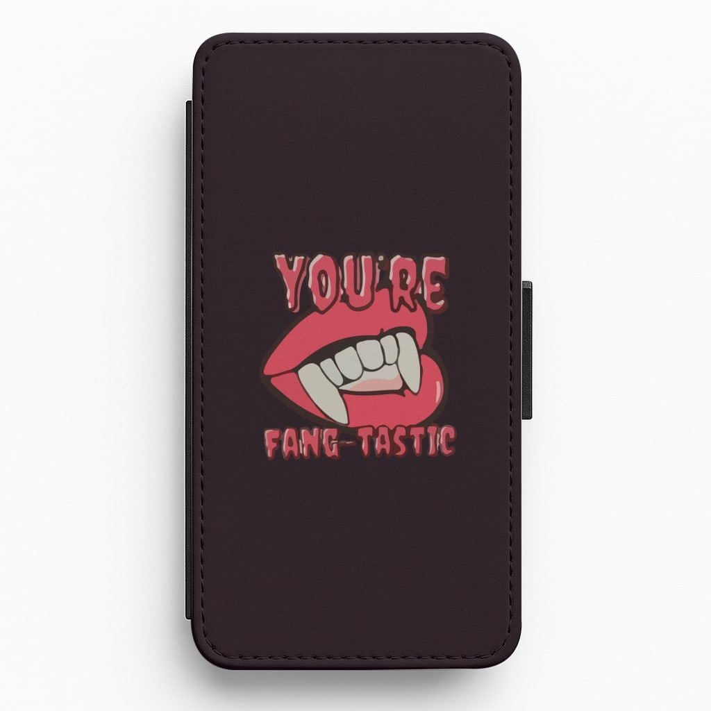 You're Fang-Tastic - Halloween Flip / Wallet Phone Case