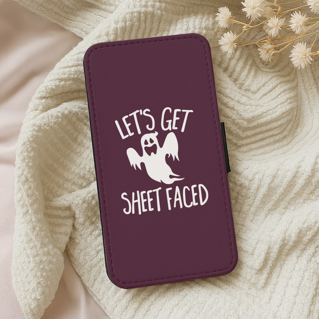 Let's Get Sheet Faced Wallet Phone Case